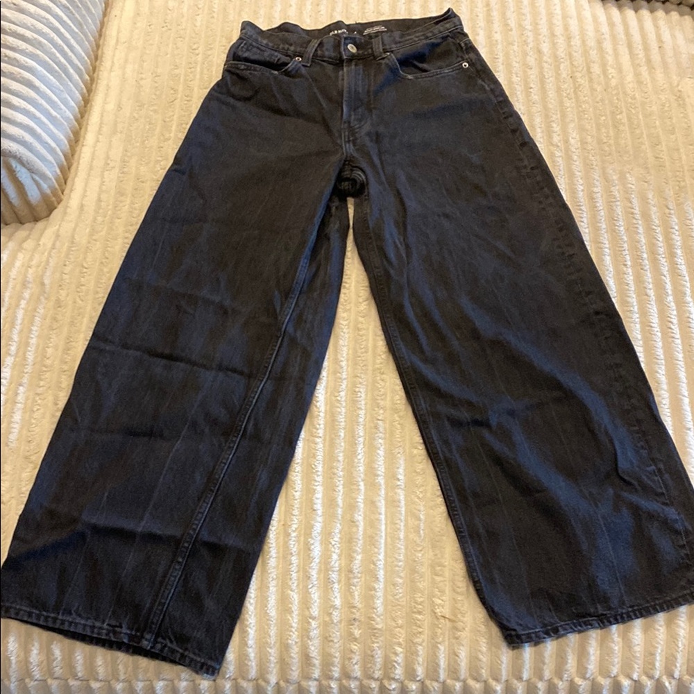 Women’s Baggy Black Jeans